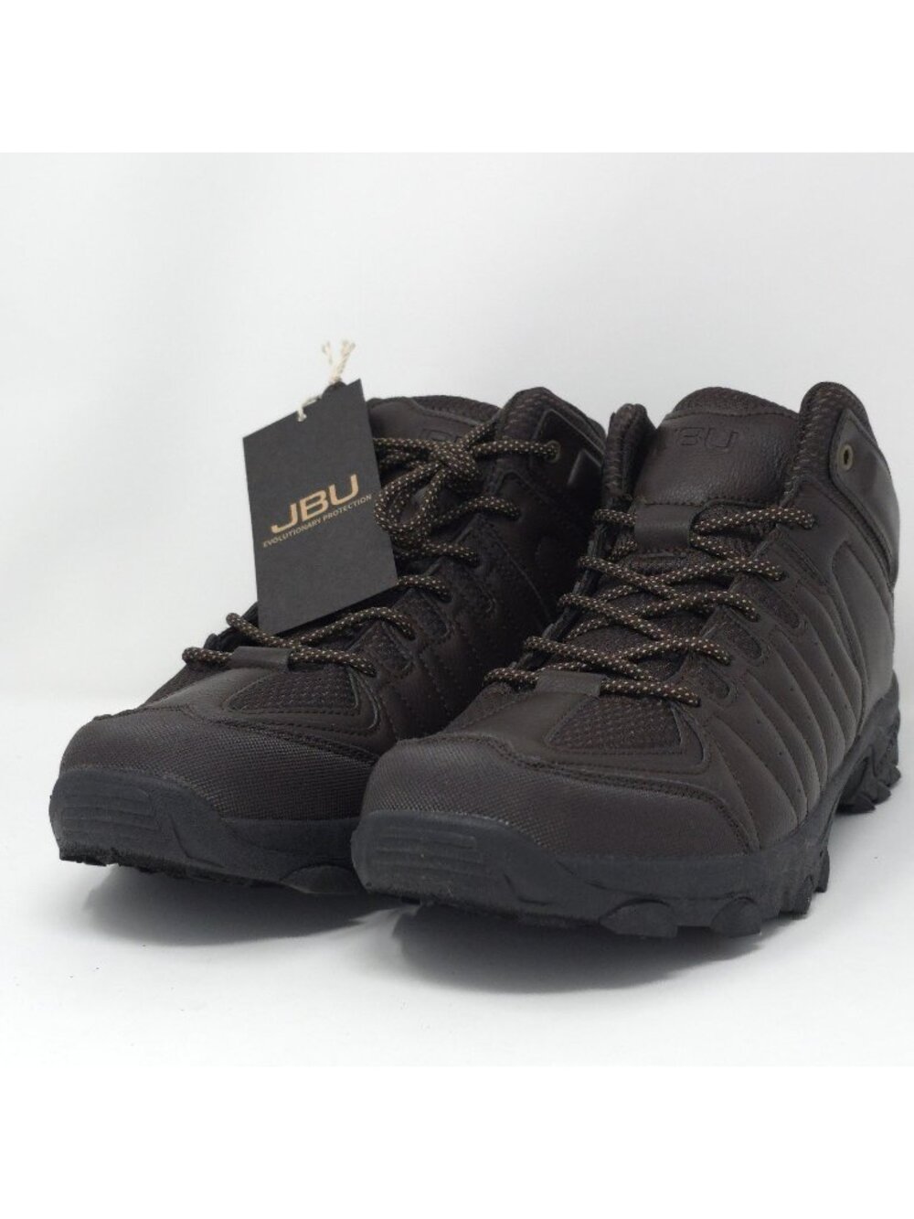 New JBU Torrence Brown Water Resistant Lace-Up Hiking Boots Men’s 10M